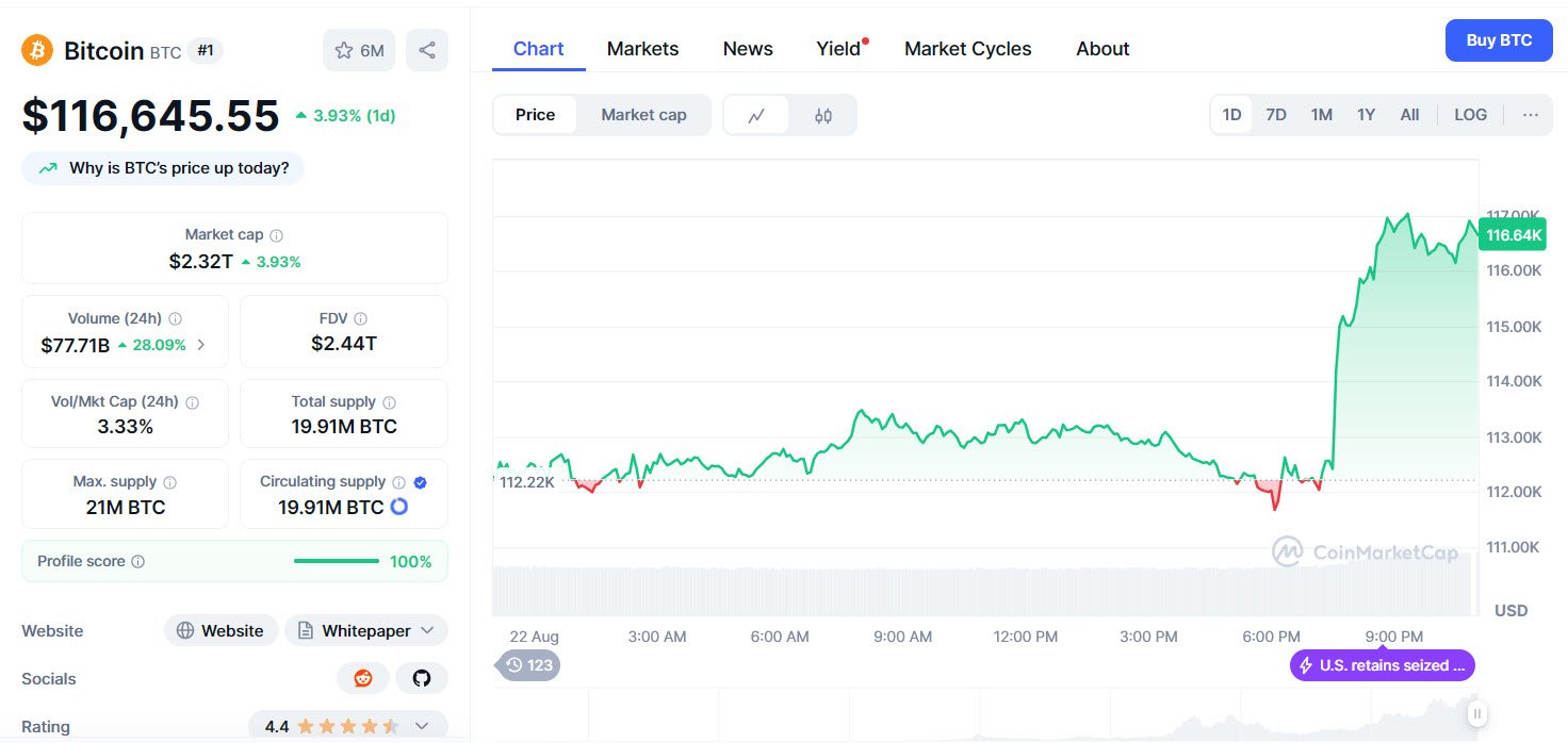 bitcoin price